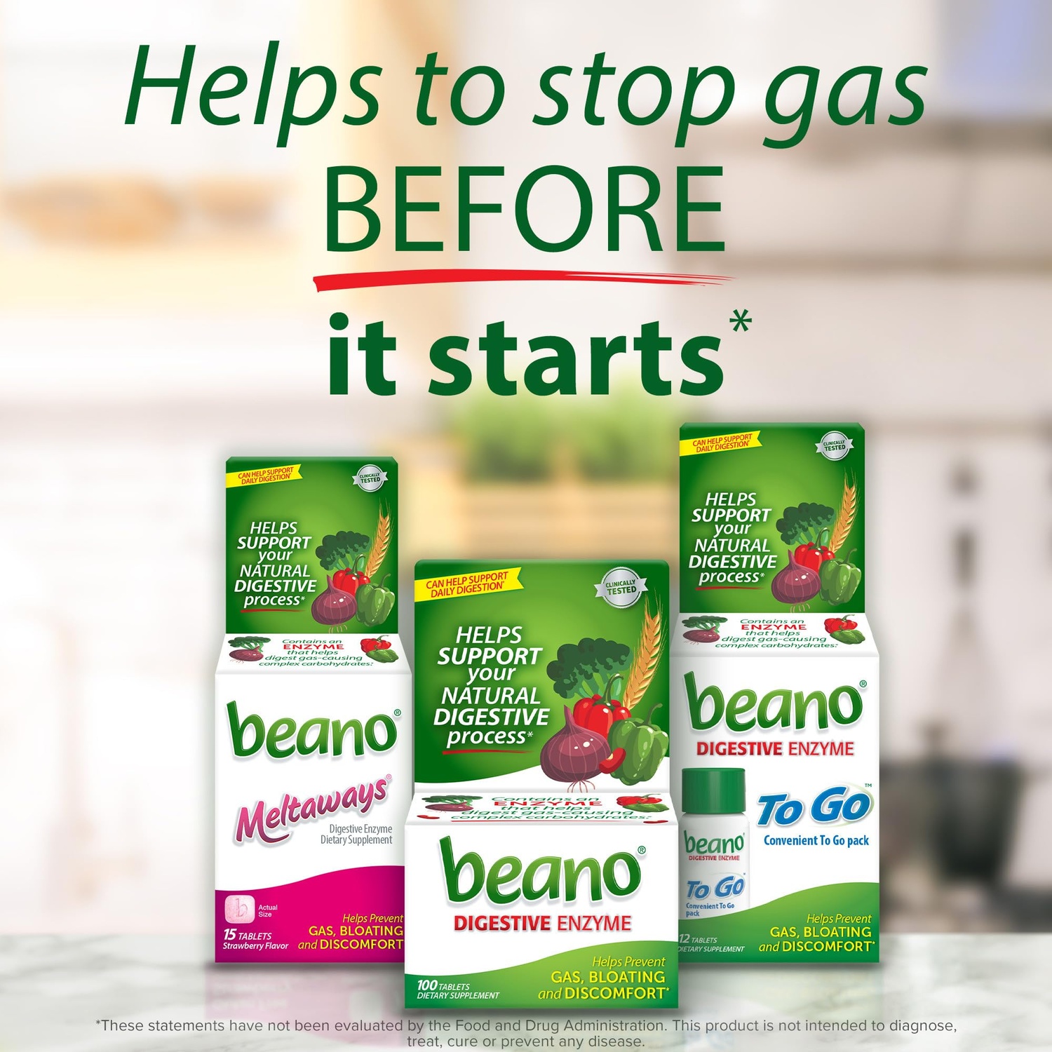 Digestive Enzyme Gas Relief Tablets