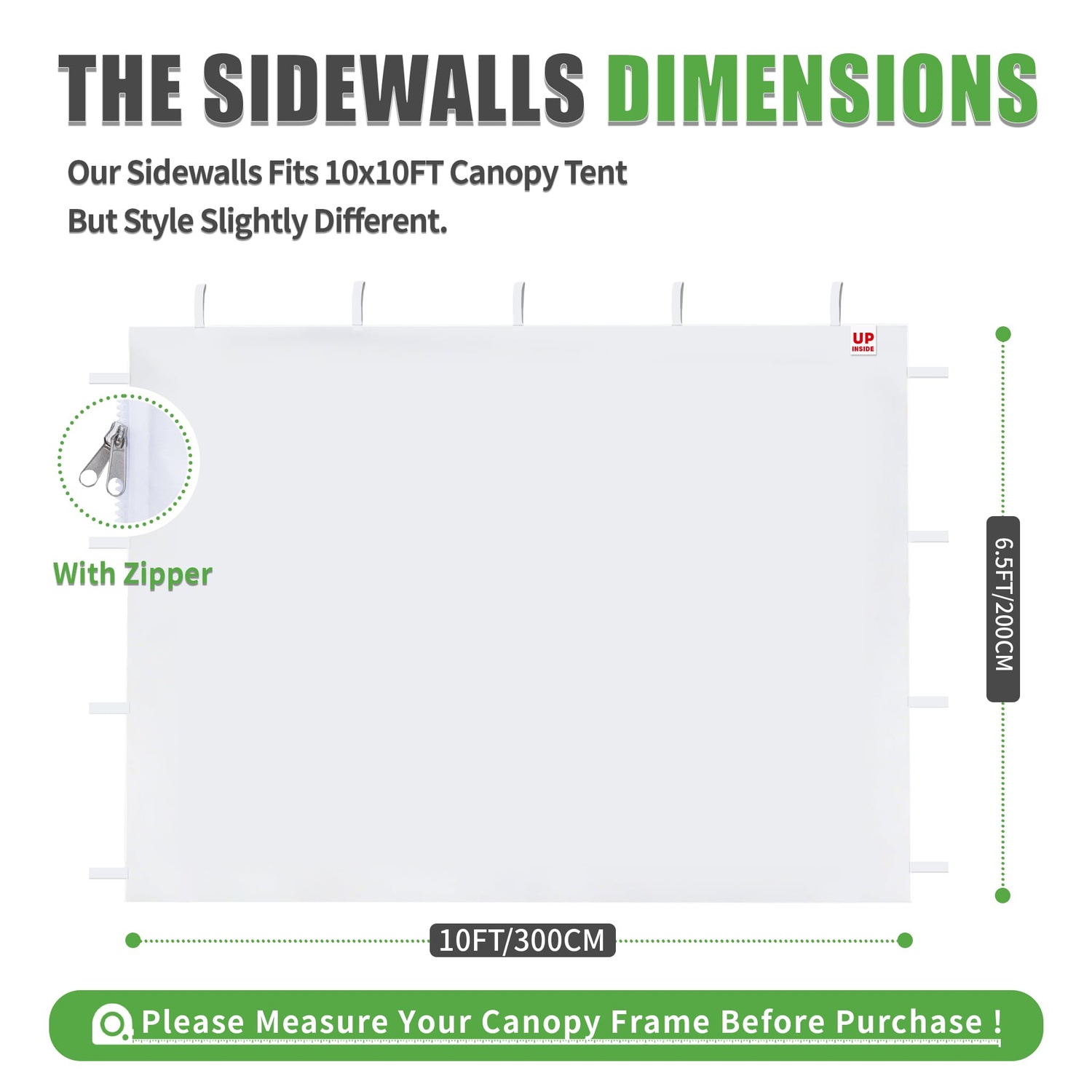 Pop Up Canopy Sidewalls