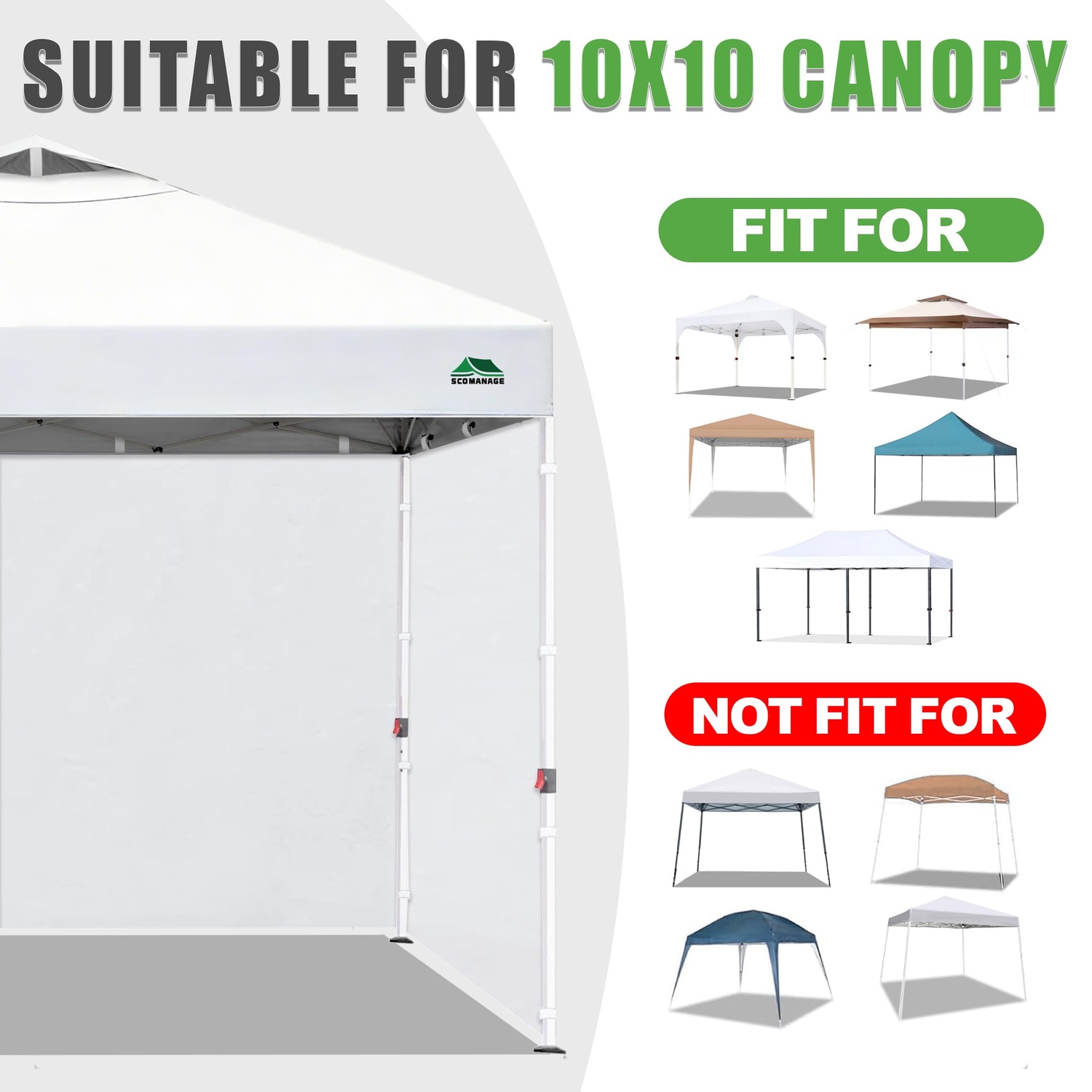 Pop Up Canopy Sidewalls